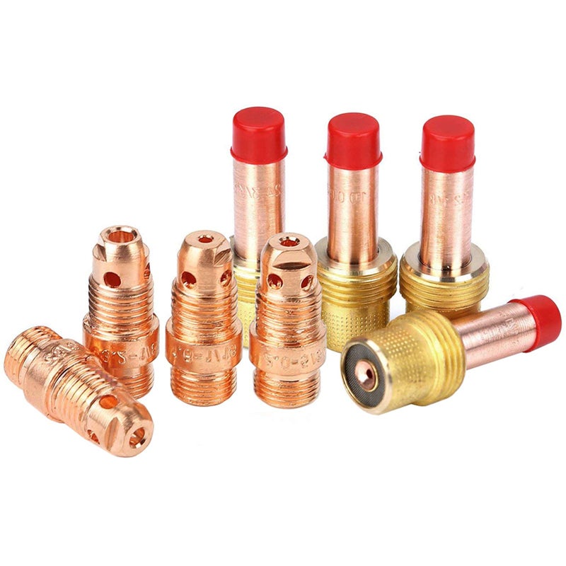 Zinger 53pcs TIG Welding Torch Stubby Gas Lens #10 Glass Cup Kit Accessories for WP-17/18/26 TIG Welding Torch - Image 2
